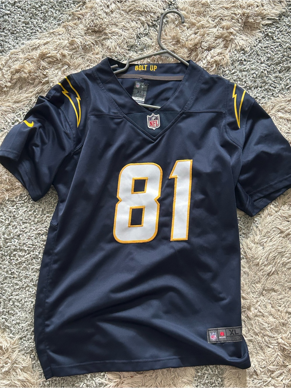EUC - Los Angeles Chargers Mike Williams Jersey - Youth XL